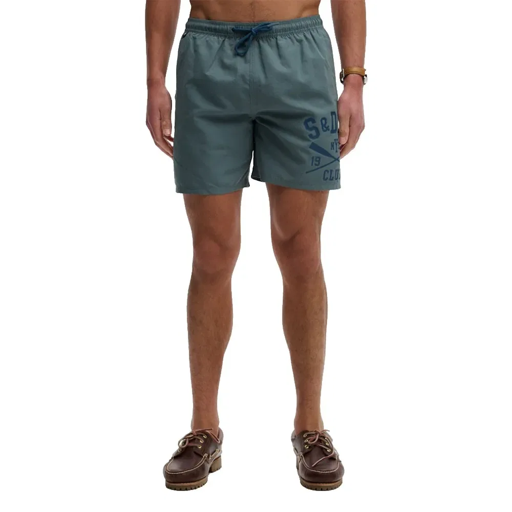 Плавки с принтом Superdry, зеленый