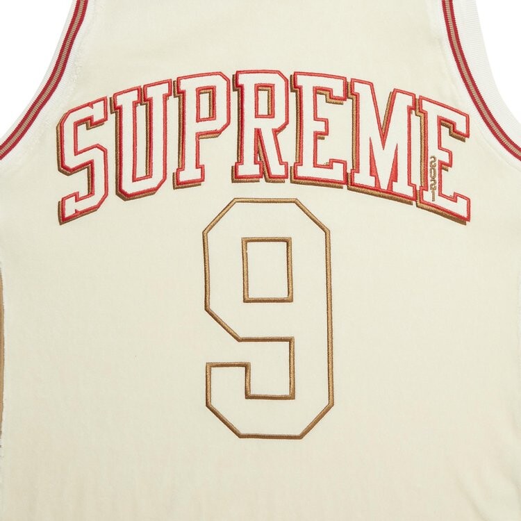 Футболка Supreme Terry Basketball Jersey 'Stone', разноцветный — фото 4
