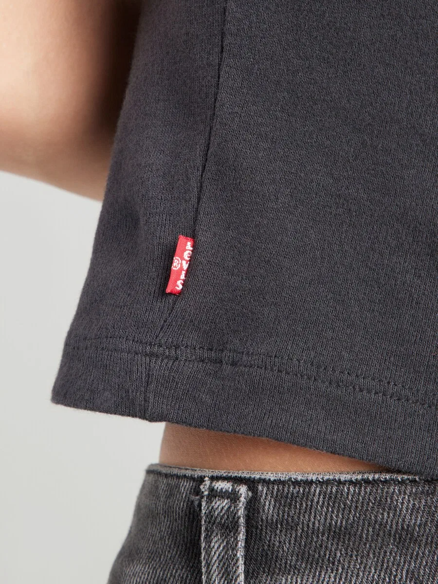 Футболка LEVI'S «Essential Sporty Tee» черного цвета — фото 2