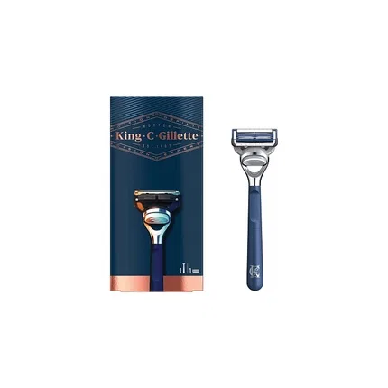 Бритвенный станок Gillette King C Gillette Blue, 1 лезвие