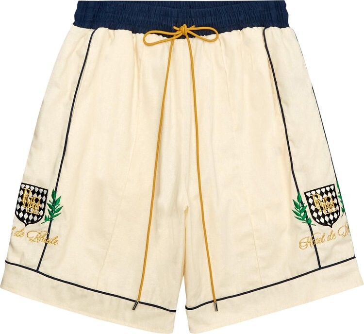 

Шорты Rhude PJ Short 'Creme/Navy', кремовый