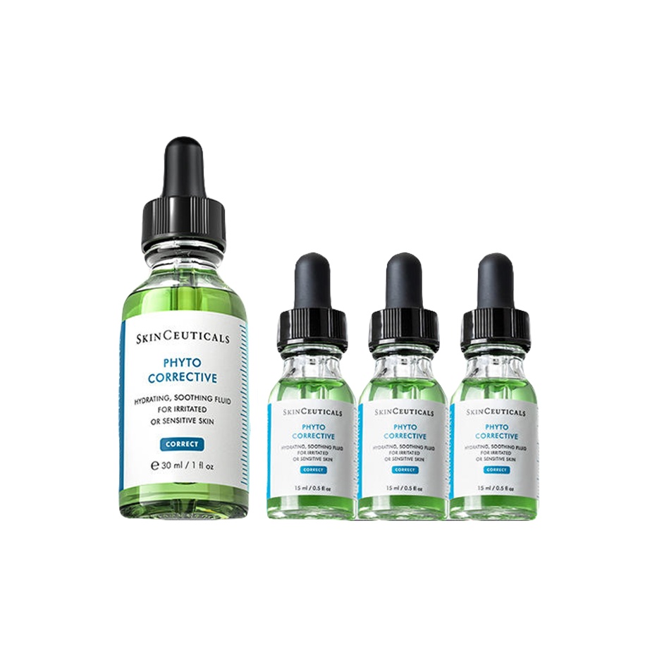 

Успокаивающие восстанавливающие сыворотки с растительными экстрактами для коррекции цвета кожи Skinceuticals, 30ml+15ml*3