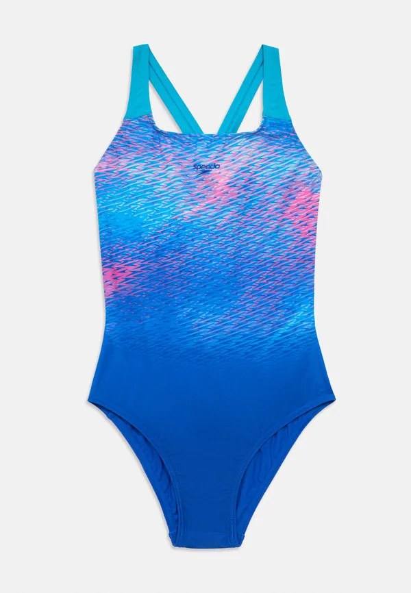 Цифровое размещение, купальник с электроприводом Speedo, Deep Sapphire/Mayan Blue