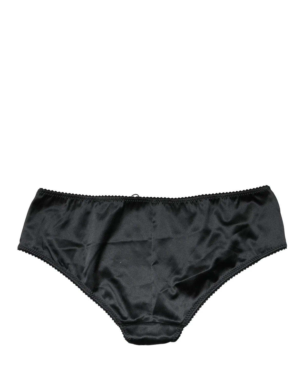 Женские трусы-слипы с логотипом Dolce & Gabbana, черный