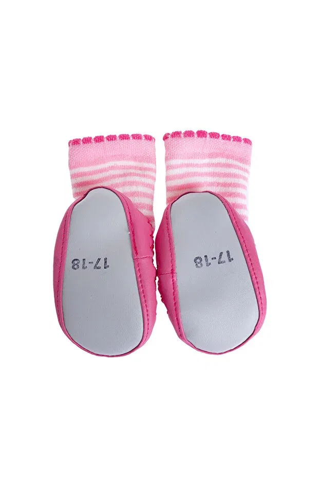 Детские носки для девочек с принтом Hellobaby, Light Pink Ebebek Hello Baby — фото 2