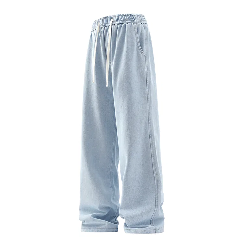 Детские джинсы прямого кроя MINISO, Light Blue