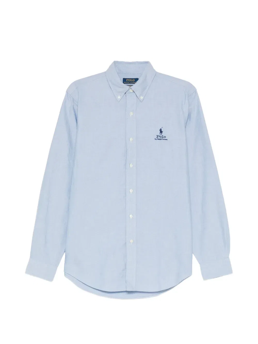 Рубашка-оксфорд с вышитым логотипом POLO RALPH LAUREN, синий