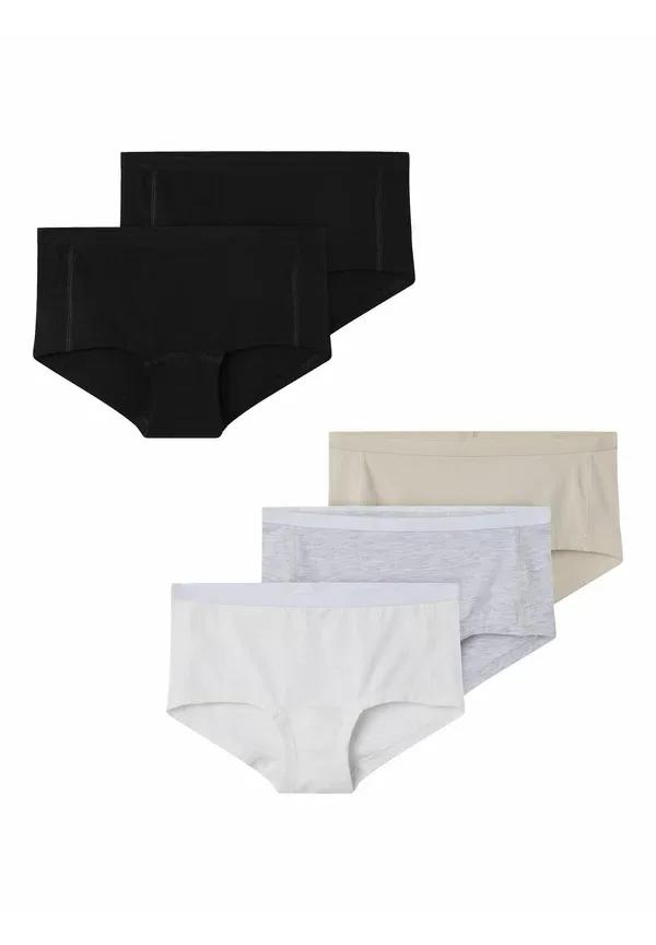 Трусы из хлопка и эластана Hipster 5 pack, Two Soon, черный