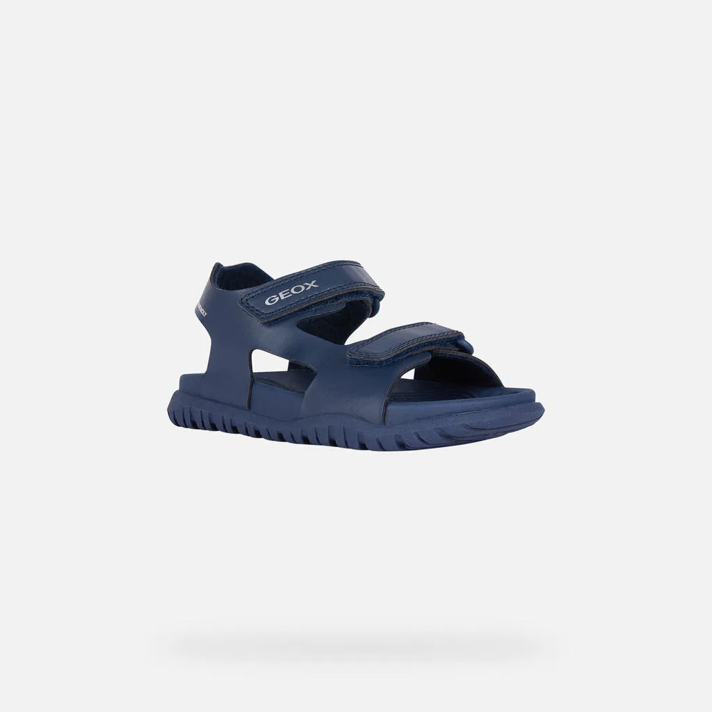Детские сандалии водонепроницаемые Fusbetto Geox, Kosmosblau Navyblau Mitternachtsindigo — фото 4