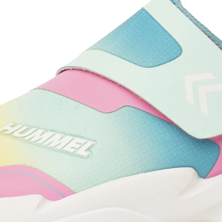 Детские кроссовки с принтом Cyber Jr. Hummel, Розовый — фото 4
