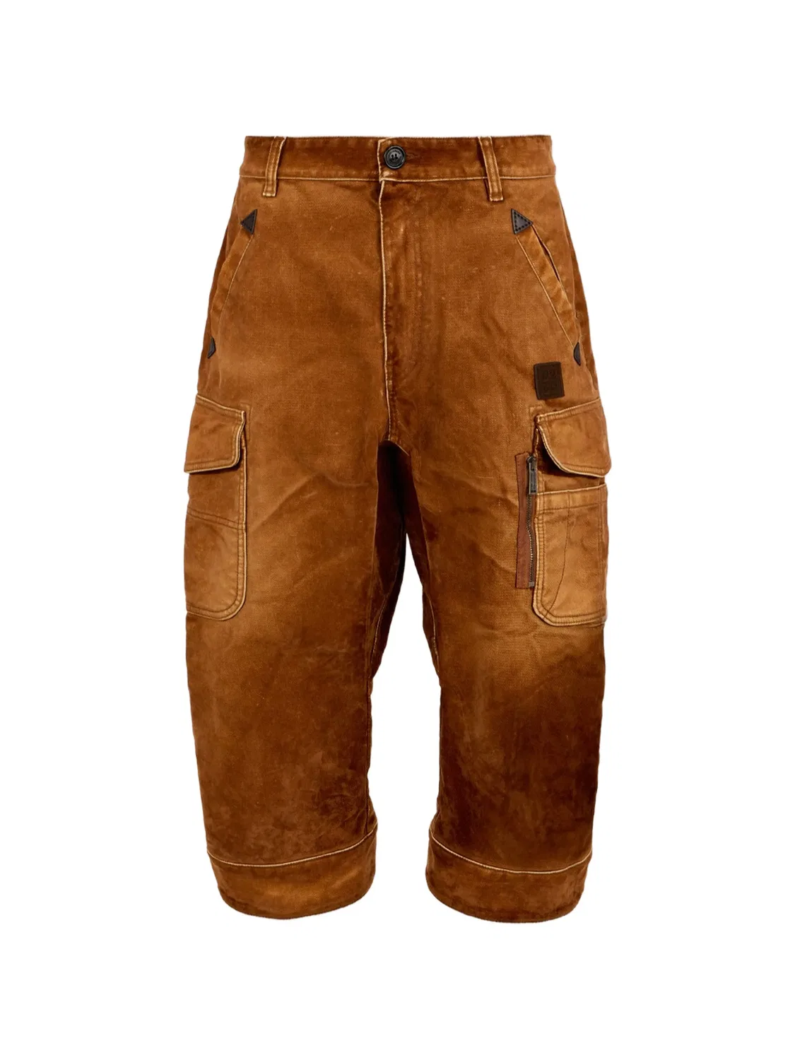 Замшевые брюки Carpenter2 Dsquared2, коричневый