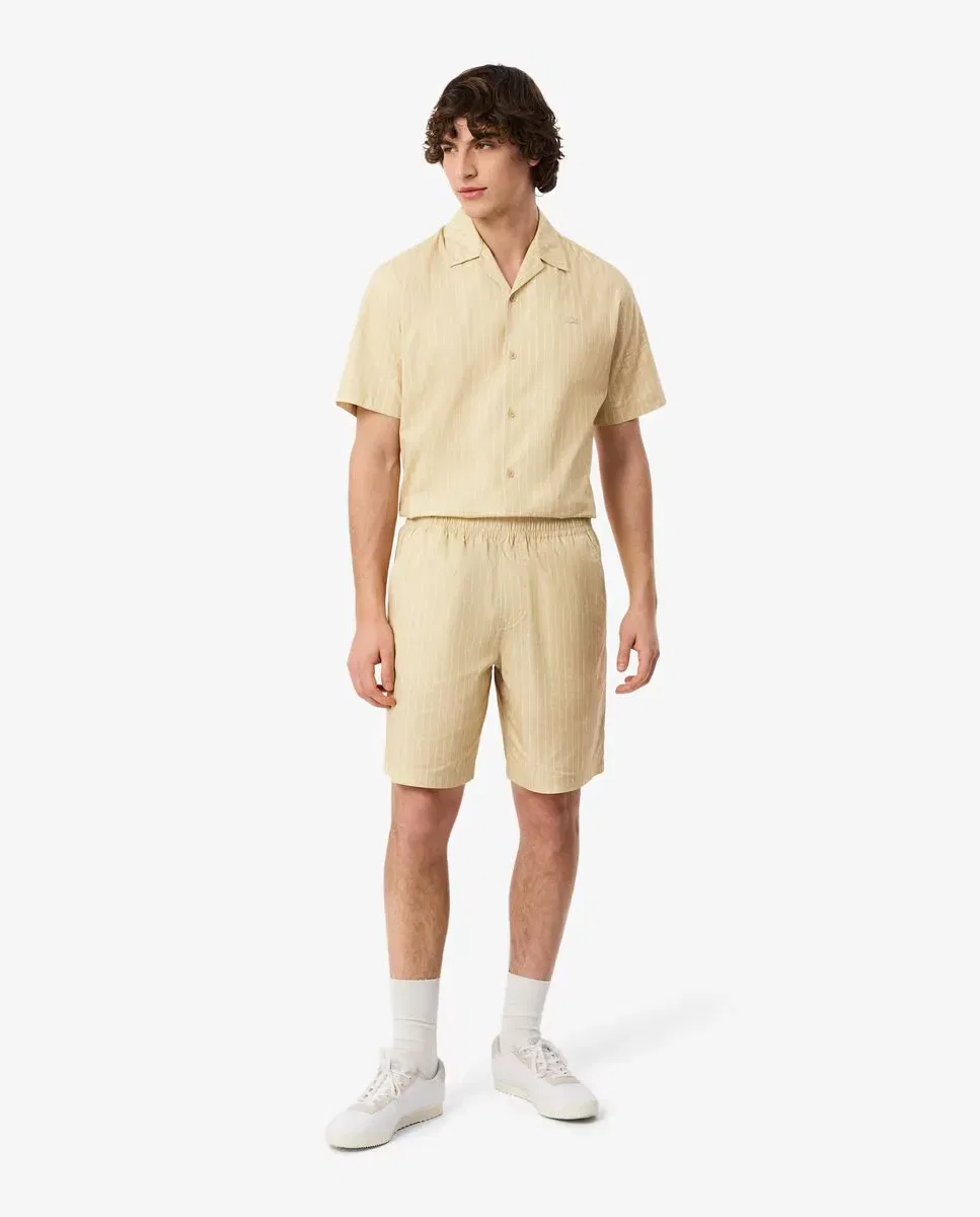 Мужские шорты из хлопка с принтом Lacoste, Beige