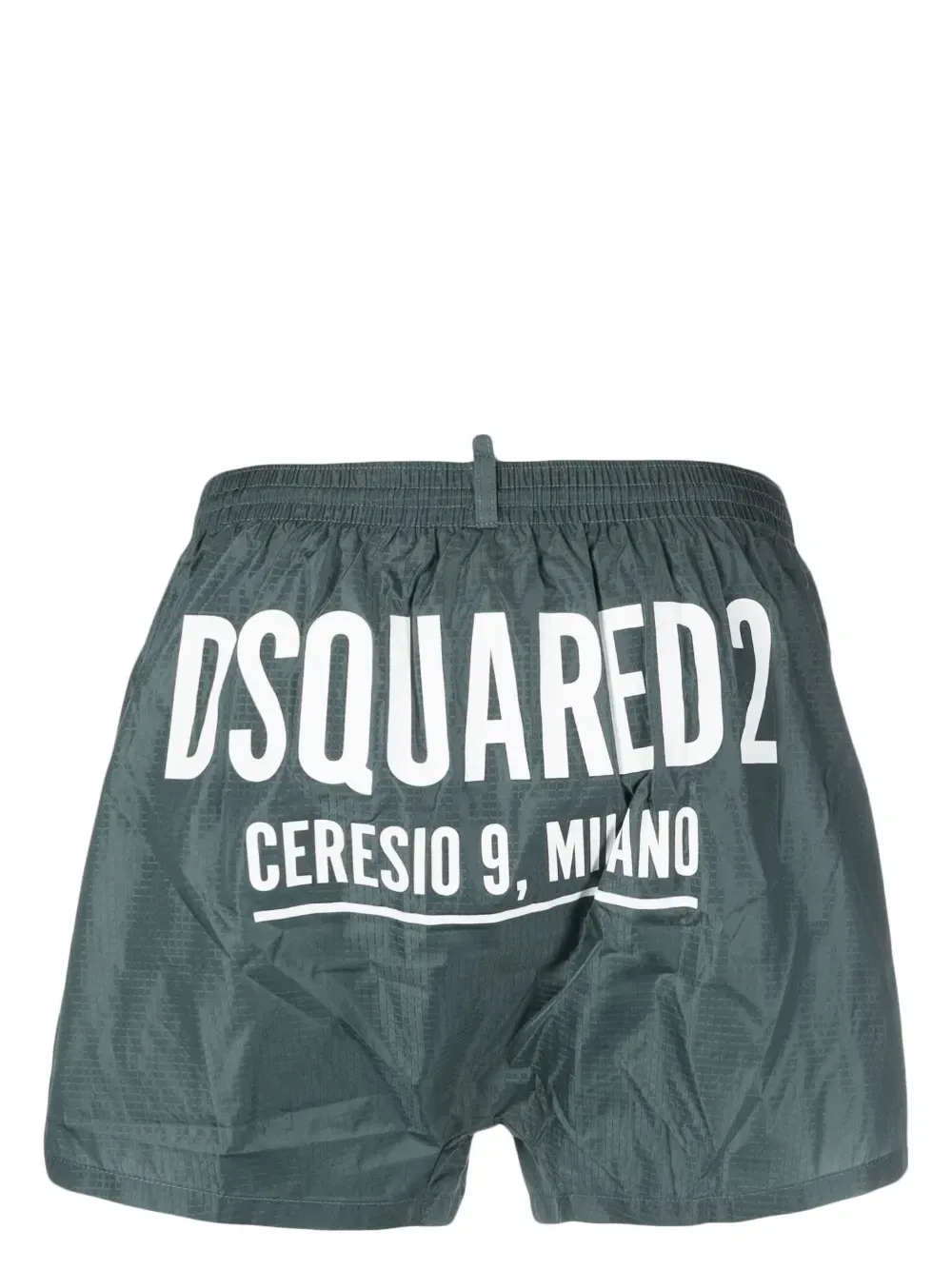 Плавки-шорты с логотипом Dsquared2, зеленый — фото 2