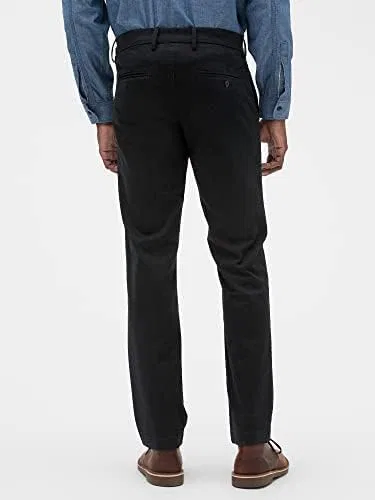 Мужские чиносы с slim-кроем Gap, чёрный — фото 2
