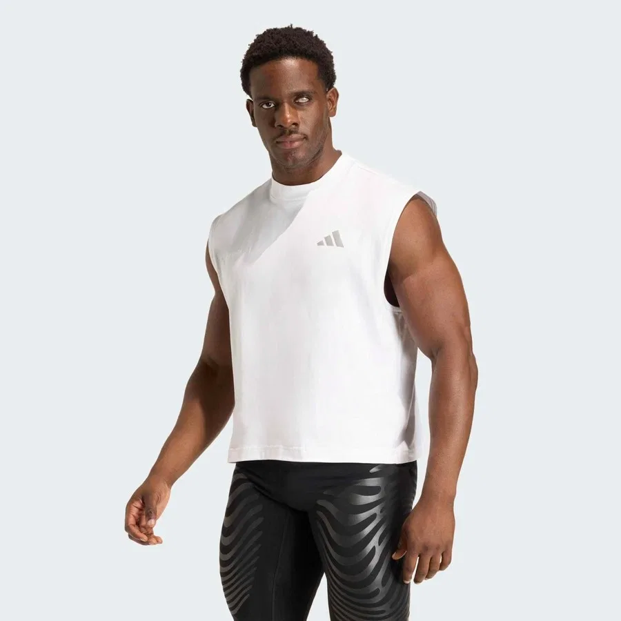Спортивный топ adidas ADI365, Белый — фото 3