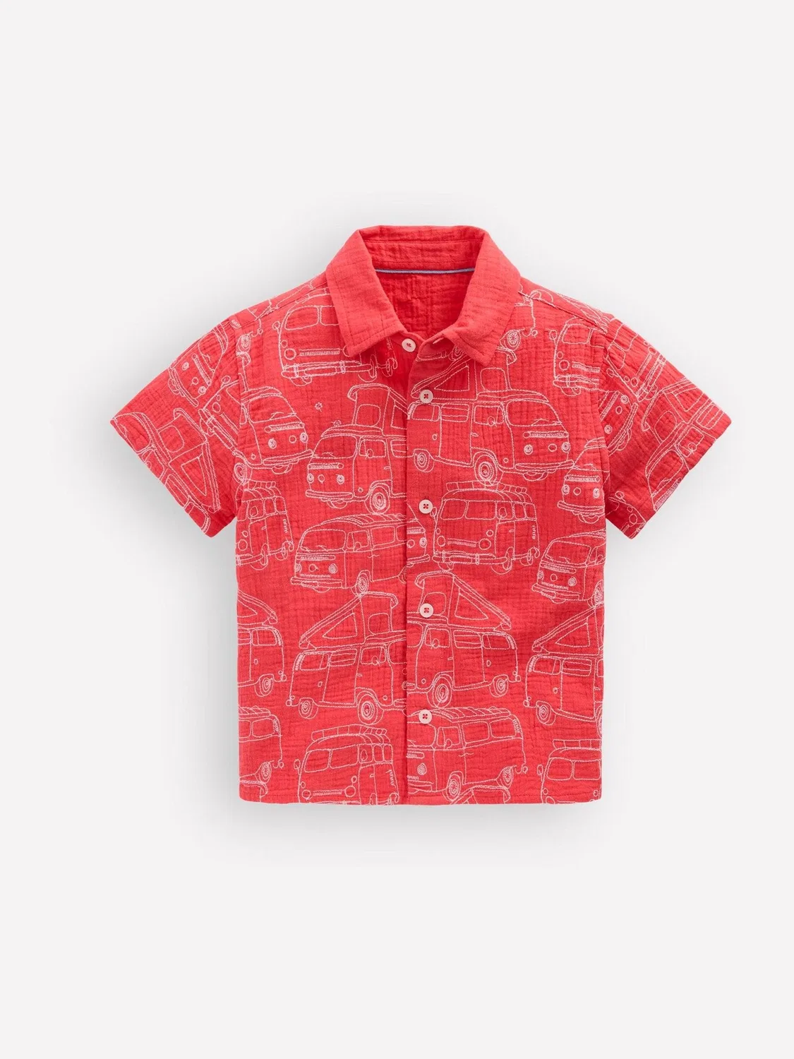 Рубашка из двойной ткани, Red Boden, красный
