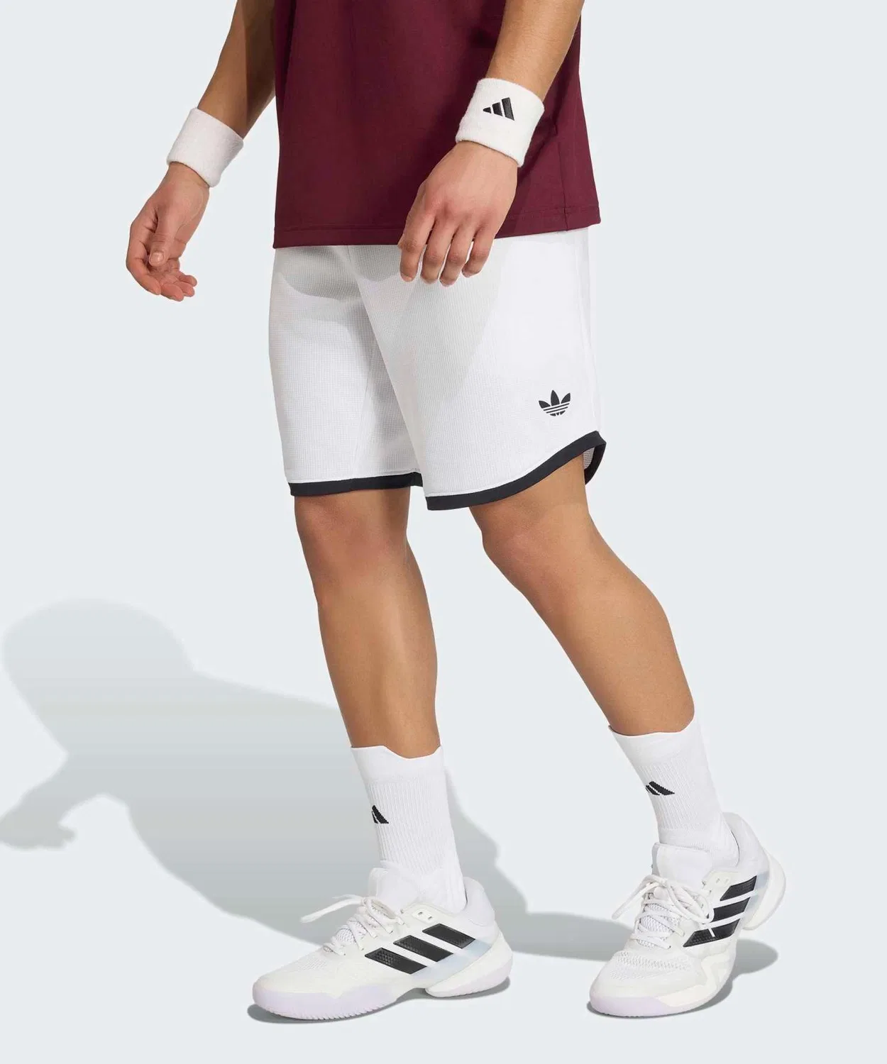Мужские шорты с принтом Tennis Classics Adidas, Белый