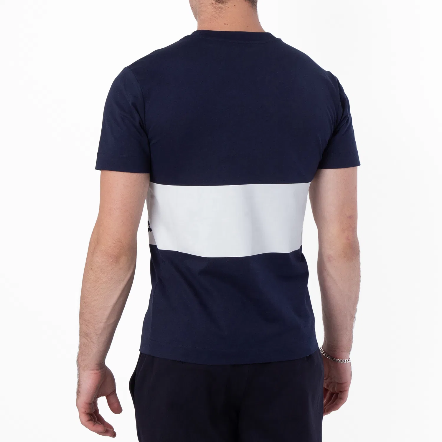 Футболка хлопковая с принтом Equestrian Knight Stripe Pattern Burberry, Storm — фото 3