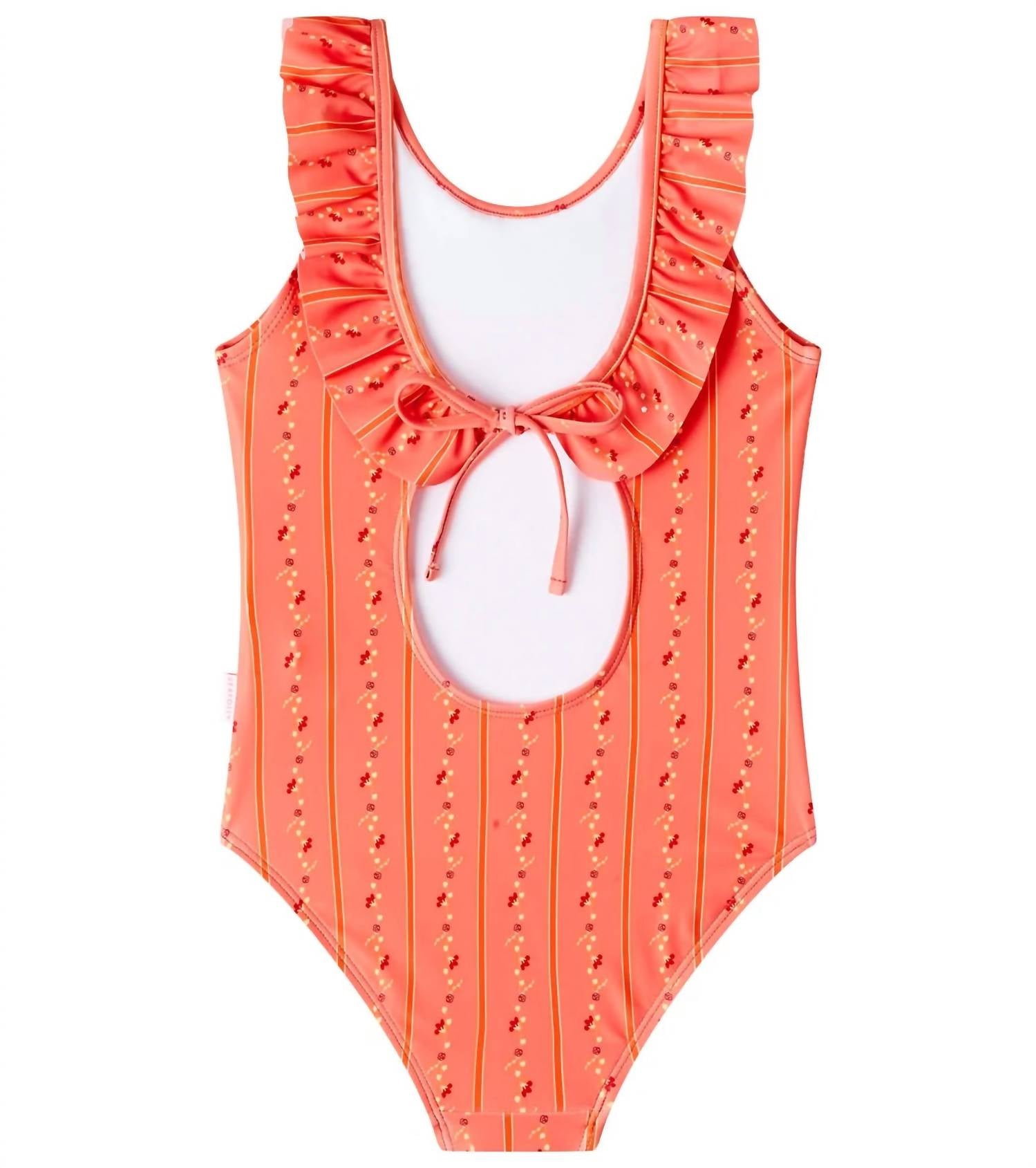 Детское платье Prague с круглым вырезом в оранжевом цвете Seafolly — фото 2
