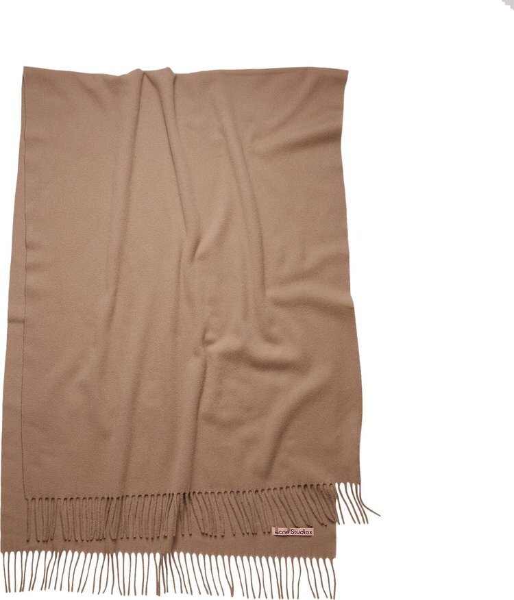 

Шарф Acne Studios Fringe Wool 'Caramel Brown', коричневый