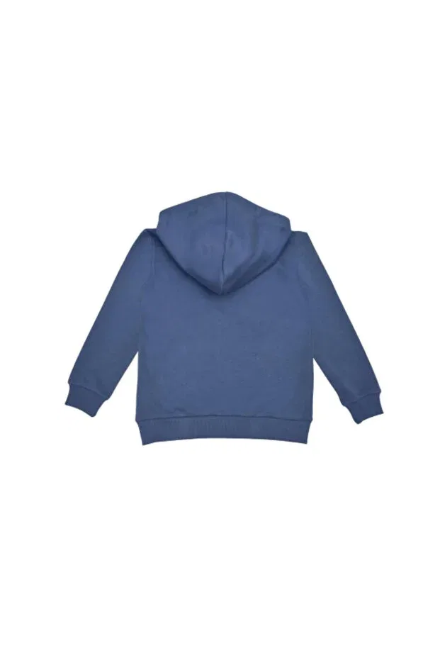 Детский кардиган с принтом для мальчиков Benetton, Blue — фото 2
