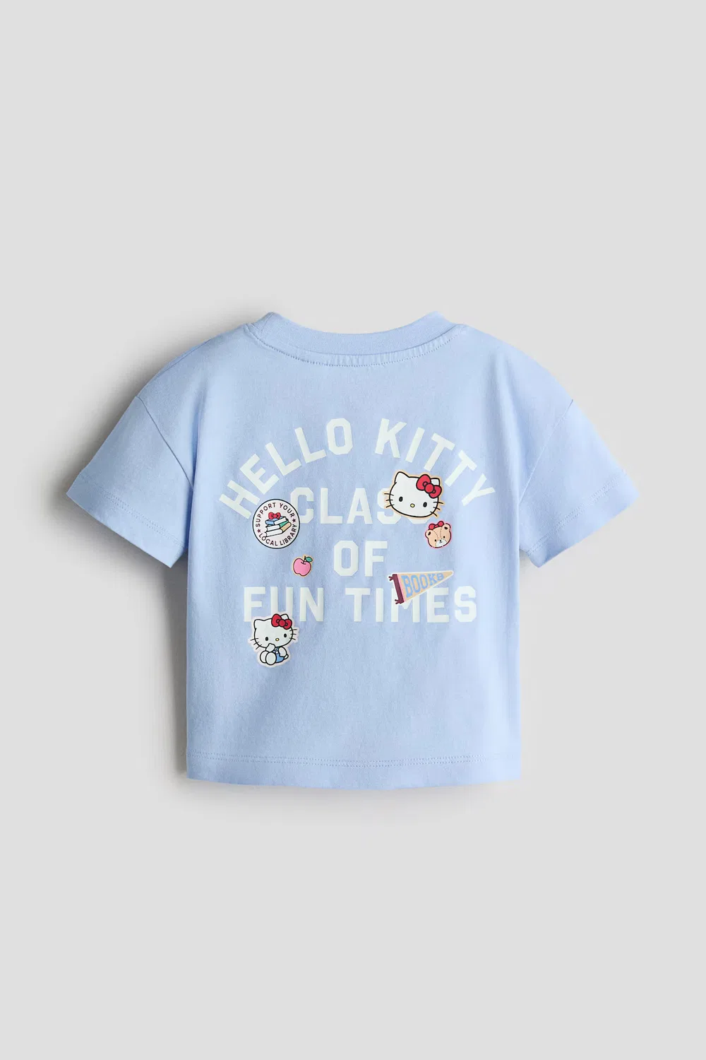 Хлопковая футболка с принтом H&M, Hellblau/Hello Kitty — фото 2