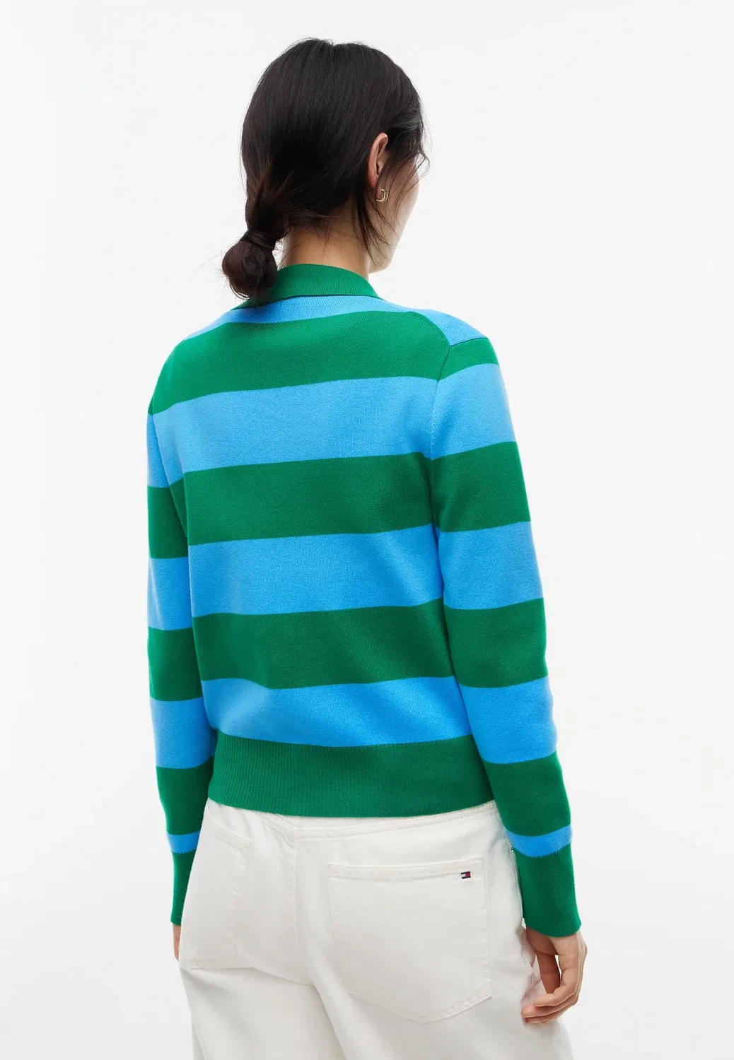 Кардиган, полностью вышитый Tommy Hilfiger, Green/Frigid Blue — фото 3