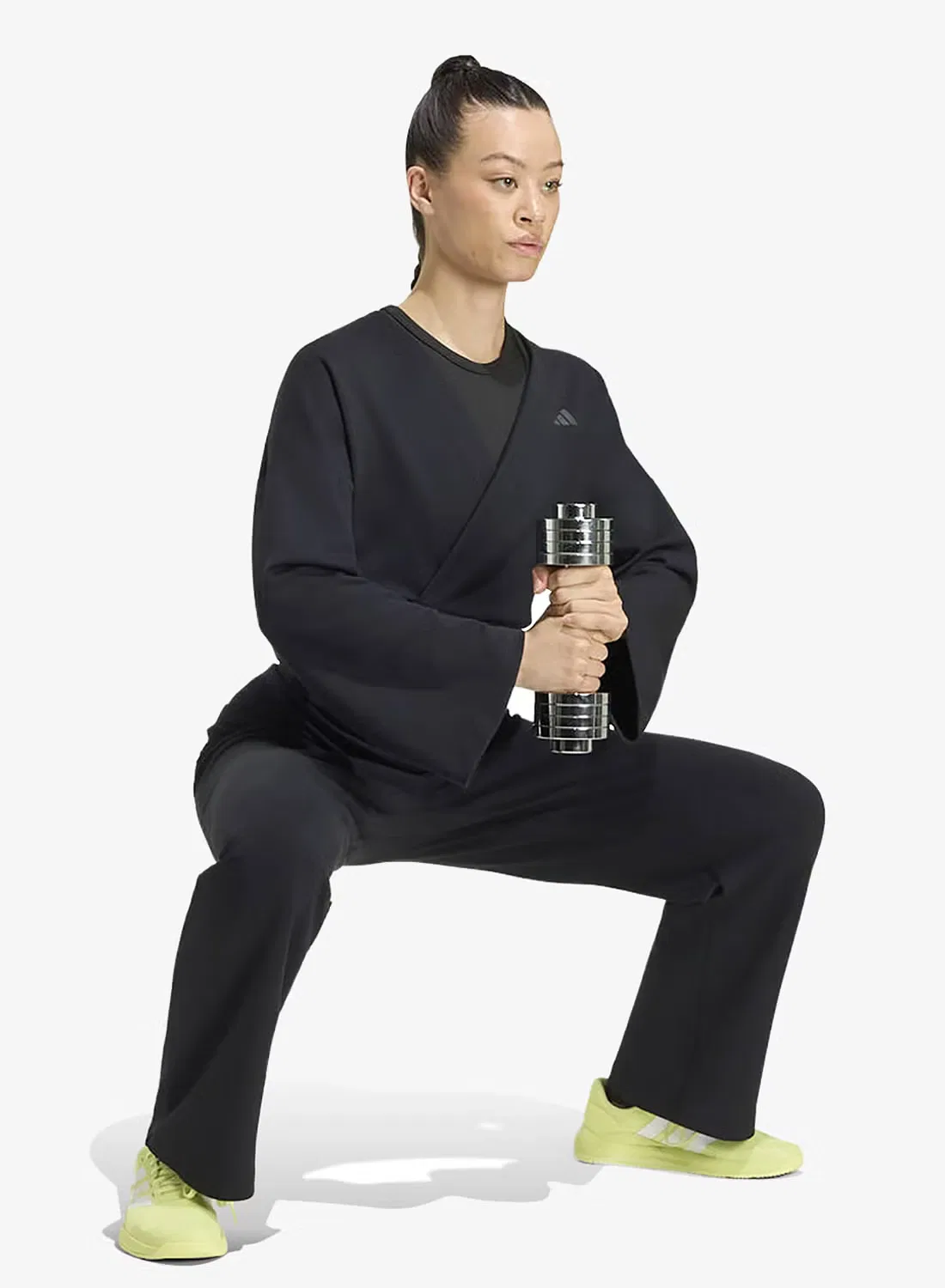 Брюки спортивные с технологией Climawarm Motion Essential Adidas, черный — фото 3
