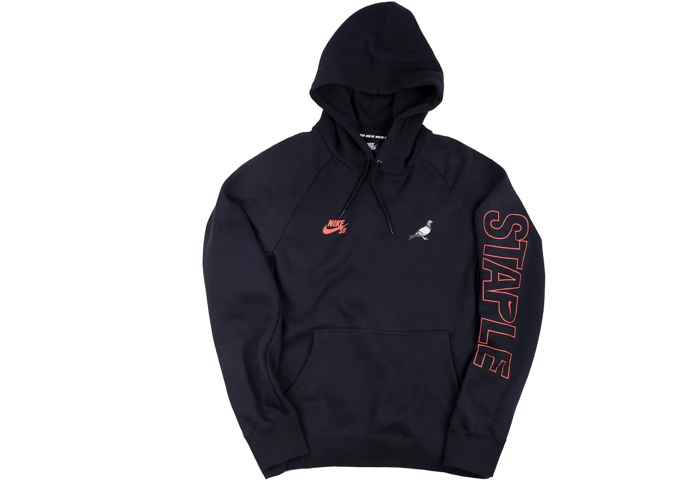 Мужской худи с принтом Nike SB x Staple Pigeon, Black