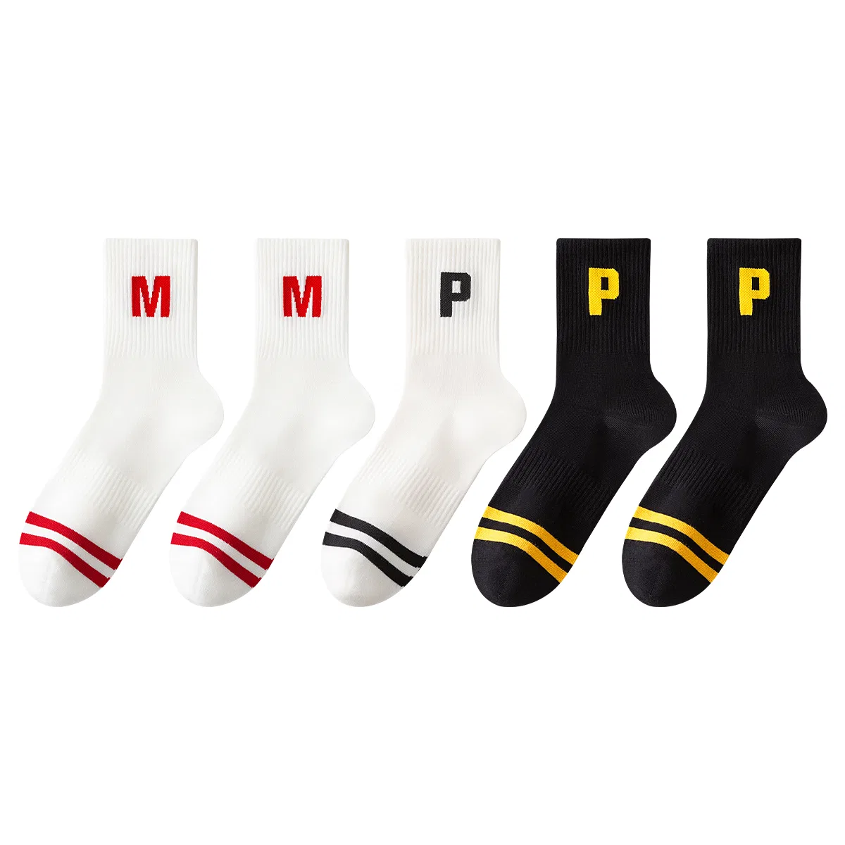 Детские носки-гольфы 5 пар, Unisex Crew Socks, MIIOW