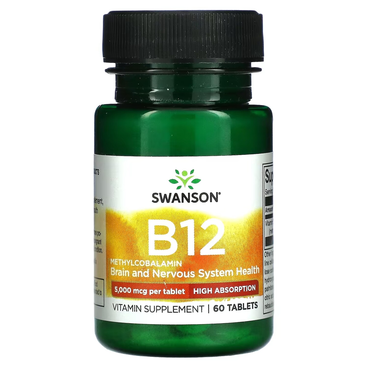 

Swanson Витамин B12 5000 мкг, 60 таблеток