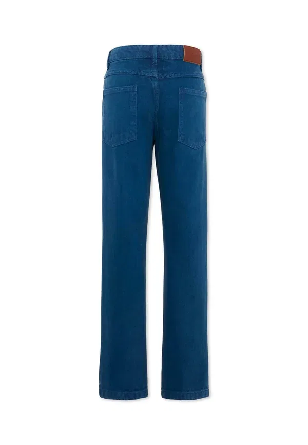 Брюки джинсовые straight leg jeans Tru Trussardi Junior, синий — фото 2
