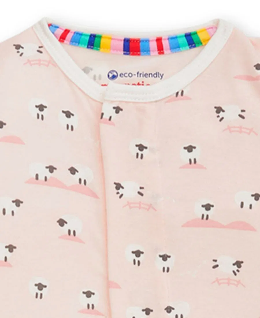 Боди-комбинезон с длинным рукавом Baa Baa Baby Magnetic Me, Pink — фото 3