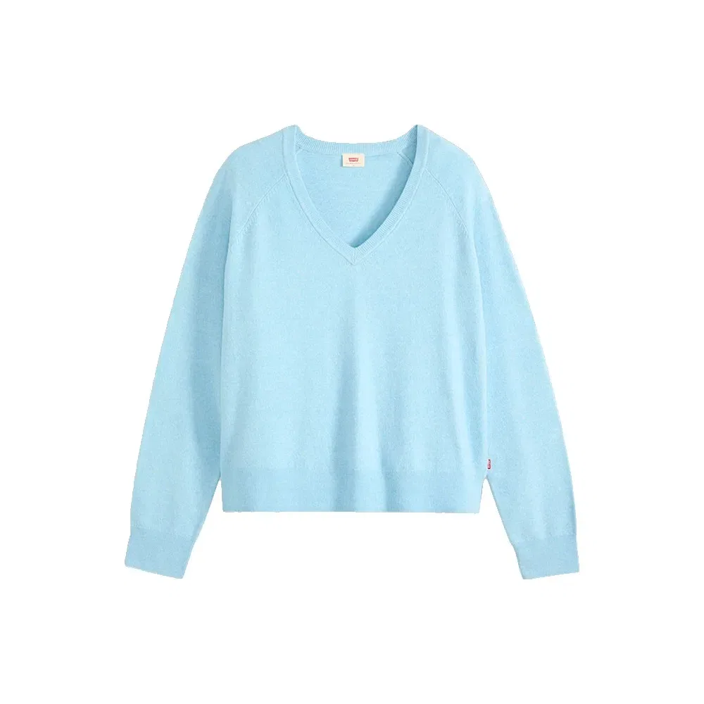 Женский свитер с V-образным вырезом Super Soft Levi's, Blue — фото 3