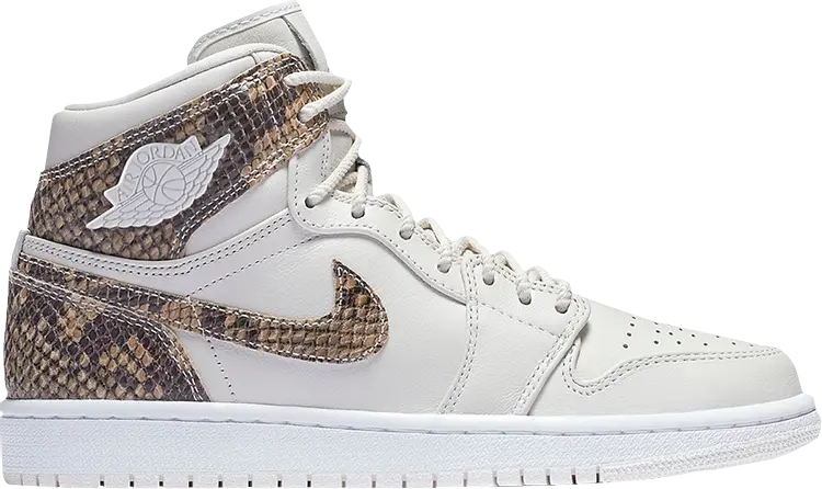 Кроссовки Wmns Air Jordan 1 Retro High Premium Phantom, белый