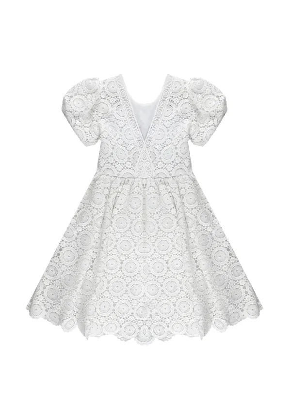 Платье кружевное Abito in pizzo day dress Twinset, белый