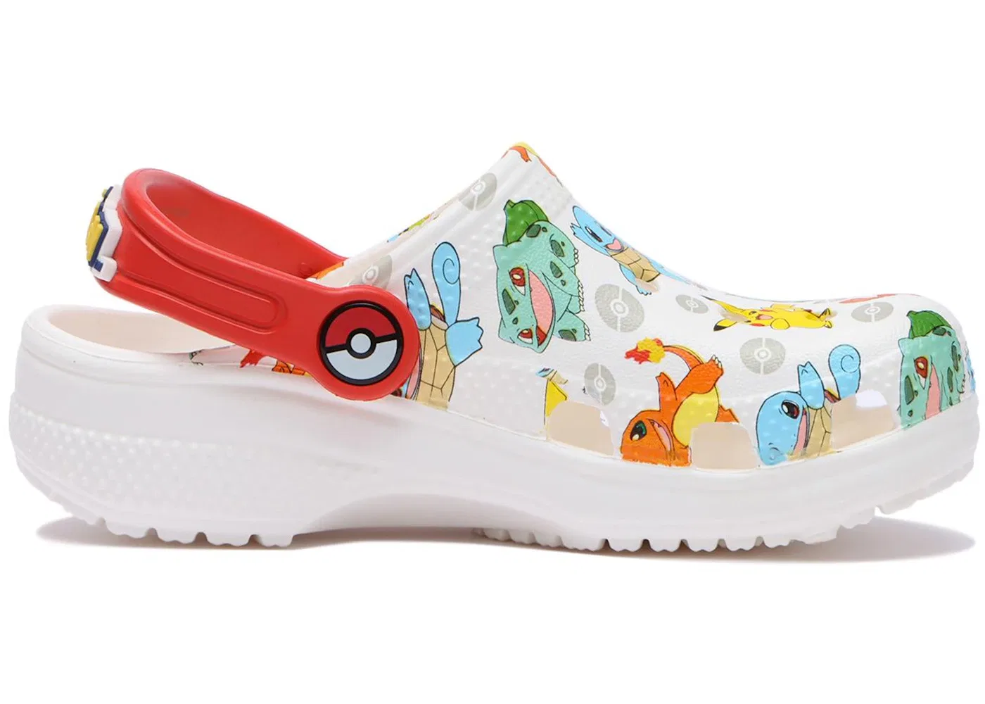 Детские клоги Classic Clog Pokemon Crocs, White Multi