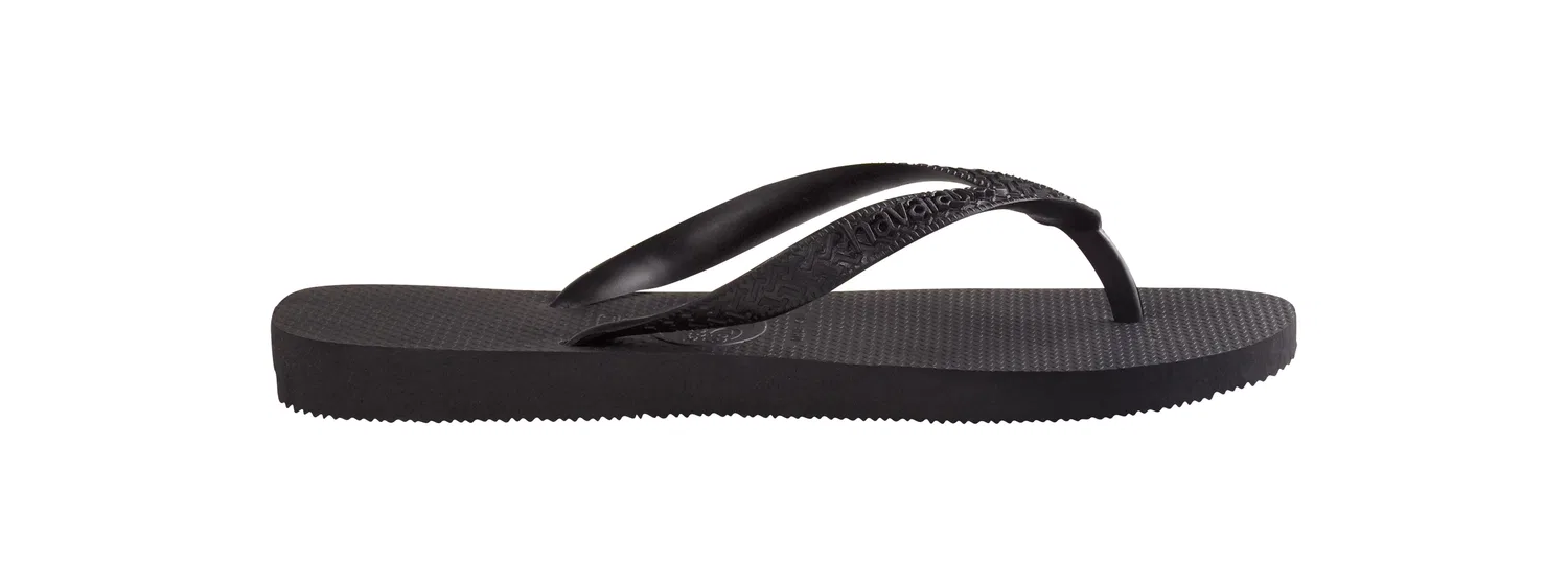 Сандалии детские с открытым носом Tong Kind Top Havaianas, черный — фото 2