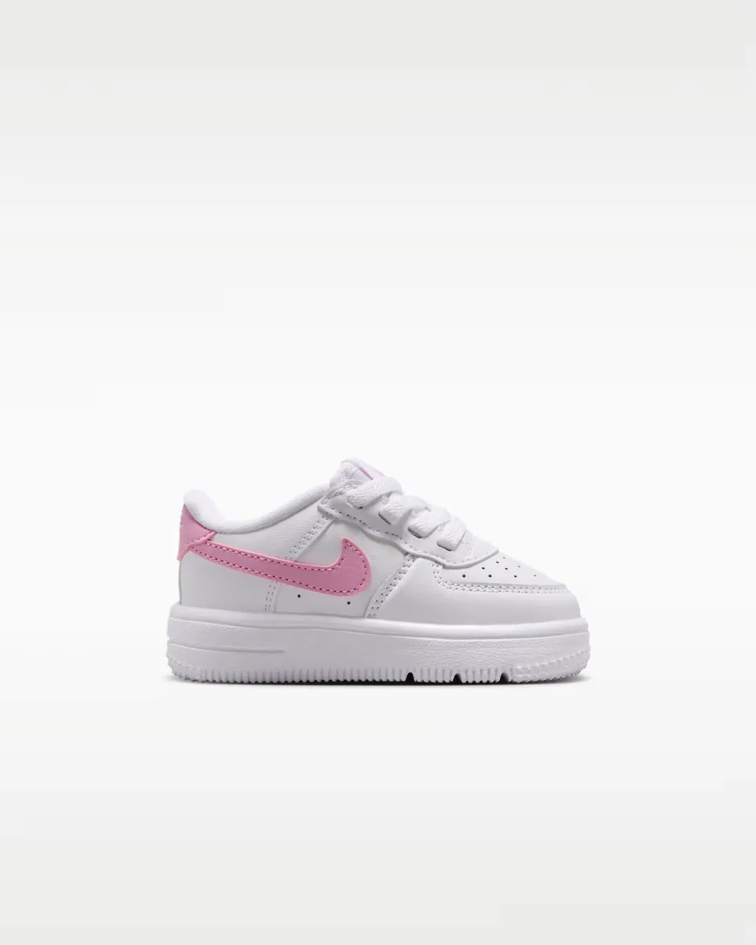 Детская/подростковая обувь Nike Force 1 Low EasyOn, White/White/Pink Rise — фото 3
