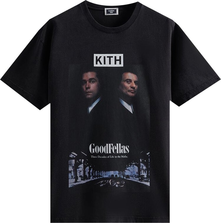 

Футболка Kith For Goodfellas Vintage Tee 'Black', черный