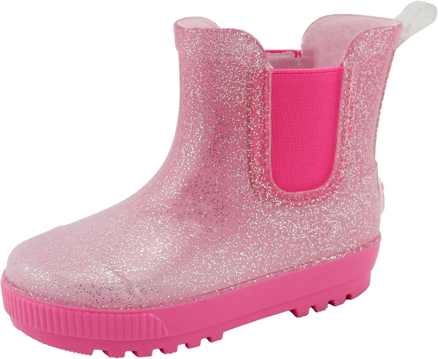 Детские резиновые сапоги Chelsea с принтом BEARPAW, Pink Glitter