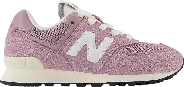 Кроссовки New Balance 574 Little Kid 'Lilac Chalk', розовый — фото 2