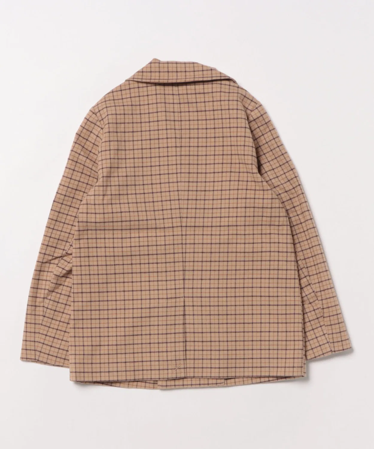 Детский комплект из свитера и брюк с принтом Rylee+Cru, Autumn Plaid Mag., Beige — фото 2