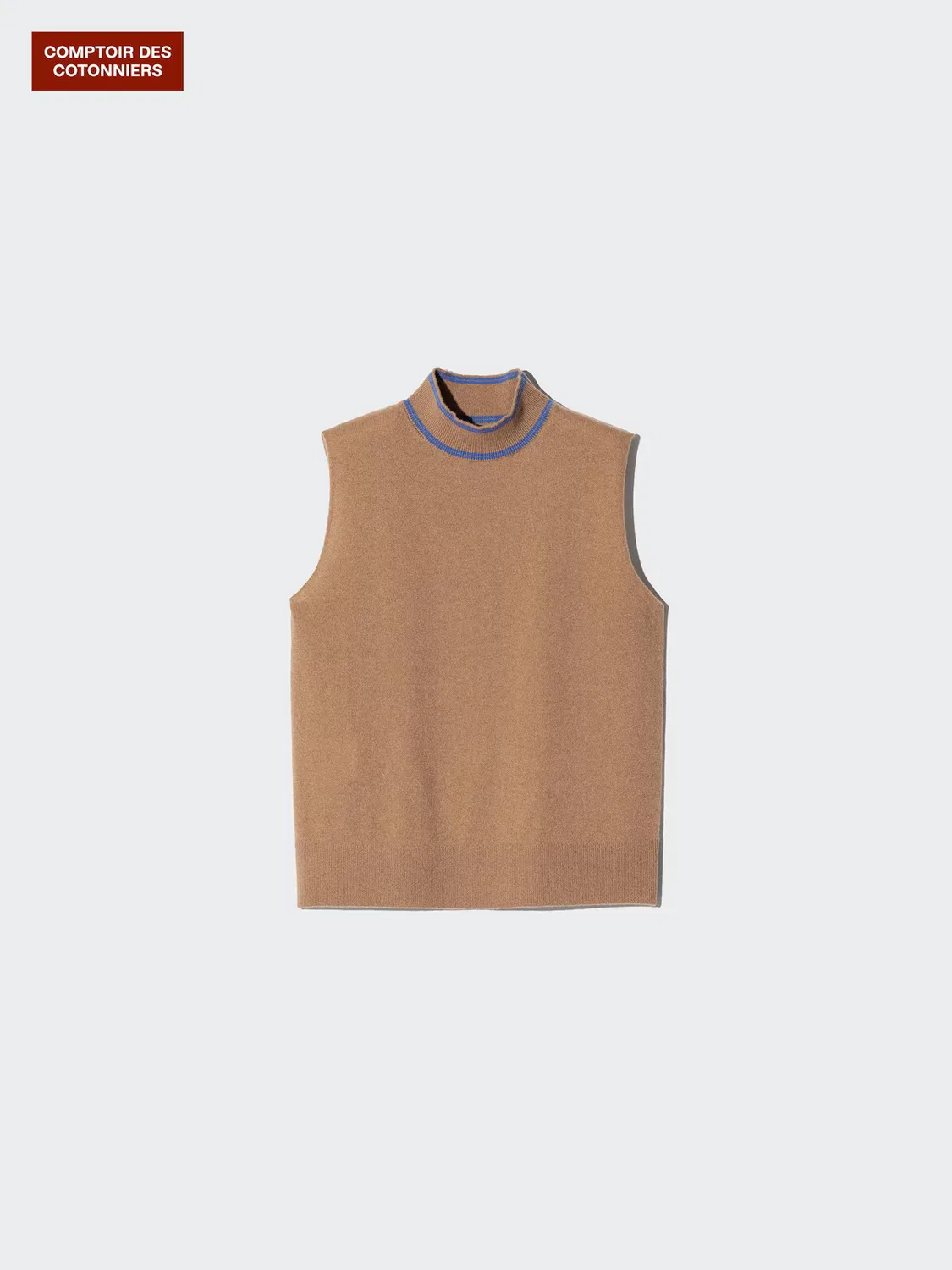 Свитер Uniqlo, без рукавов, кашемировый — фото 4
