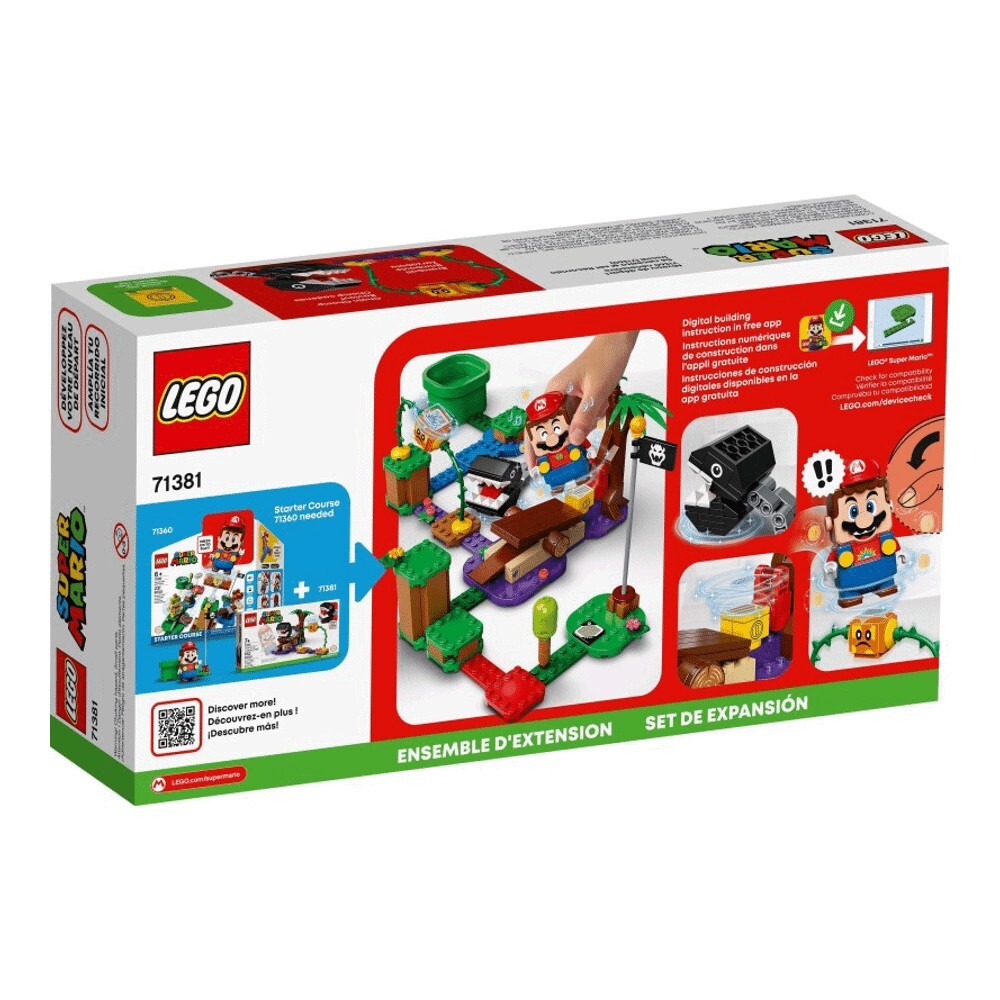Конструктор LEGO Super Mario 71381 Набор Кусалкин на цепи — встреча в джунглях — фото 3