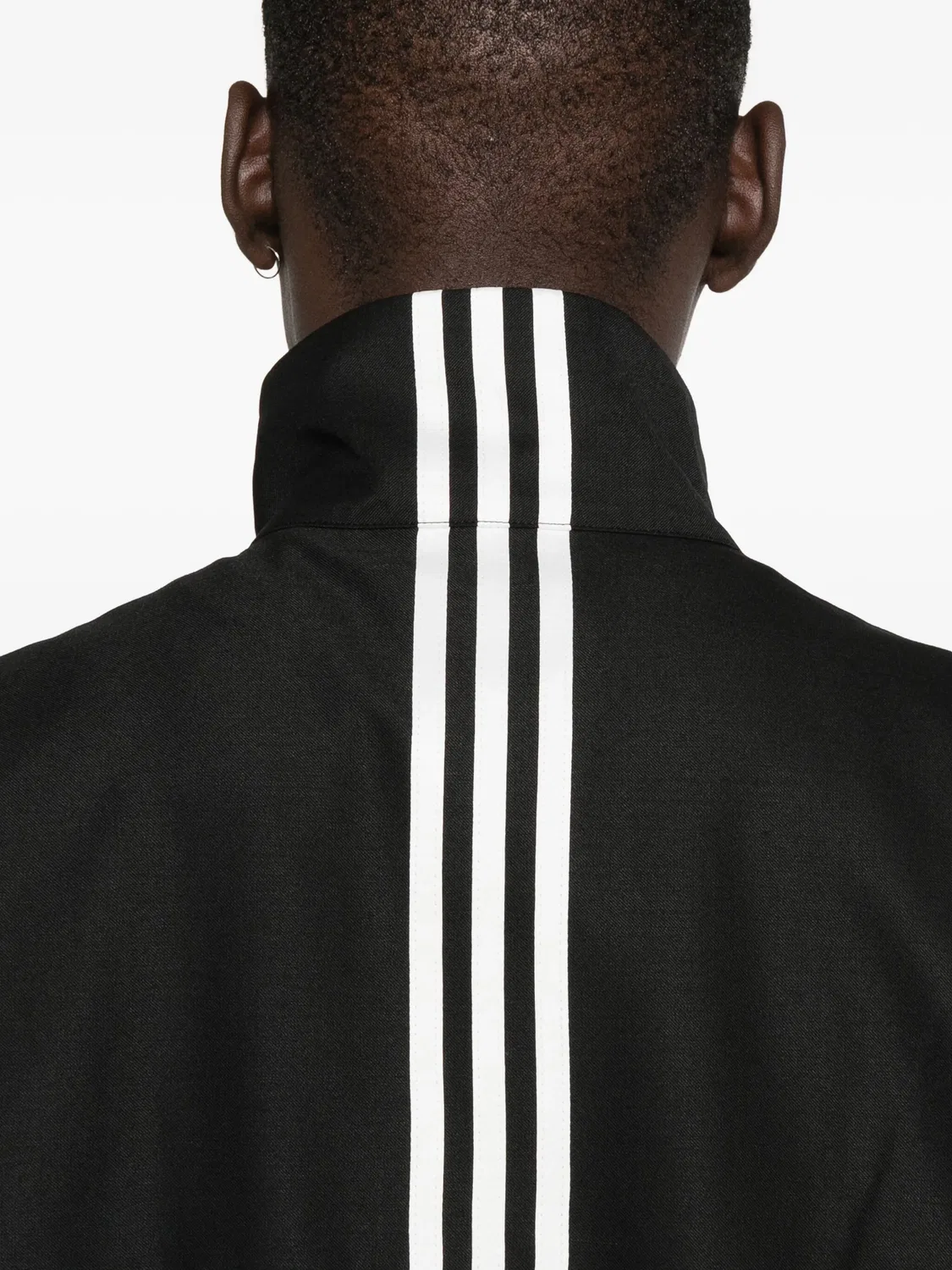 Длинная куртка с застежкой на молнии Adidas, черный — фото 3