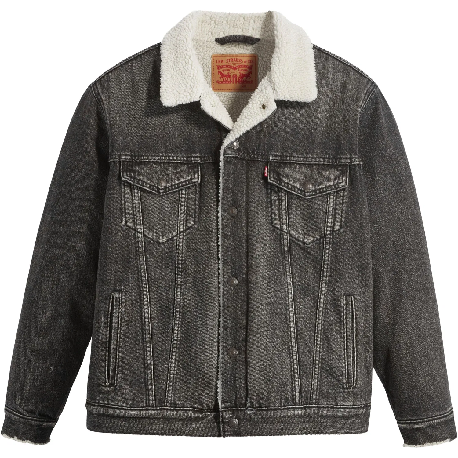Мужская утепленная джинсовая куртка с подкладкой Levi's, Salt Lake Sherpa — фото 3