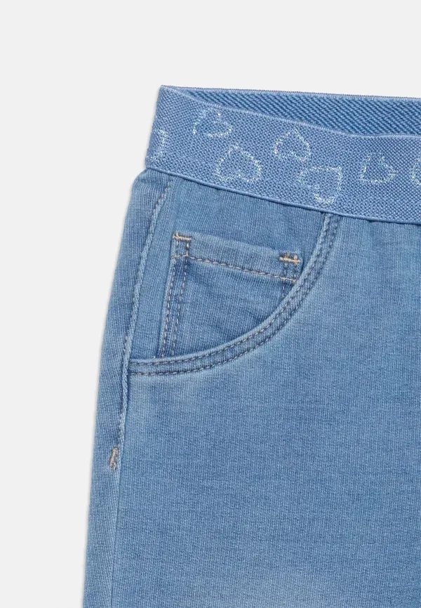 Брюки с высокой растяжимостью, Slim fit sweat - tracksuit bottoms, Name It, medium blue denim, синий — фото 4
