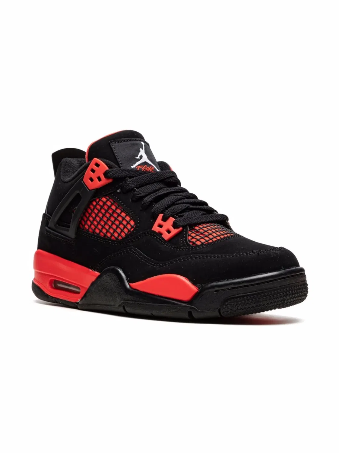 Jordan Кроссовки 4 Retro Red Thunder Черный