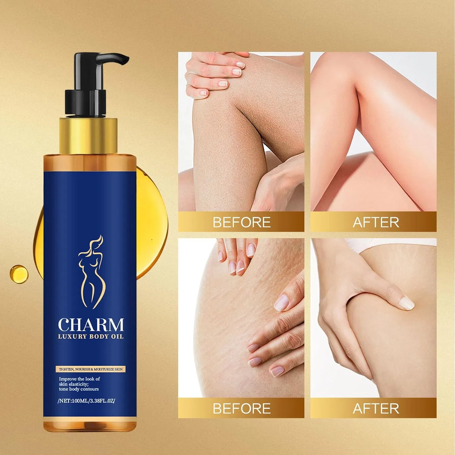 Масло для тела фирменное, Glow Remedy Oil, RadiantRe, 3 шт, 100 мл — фото 2